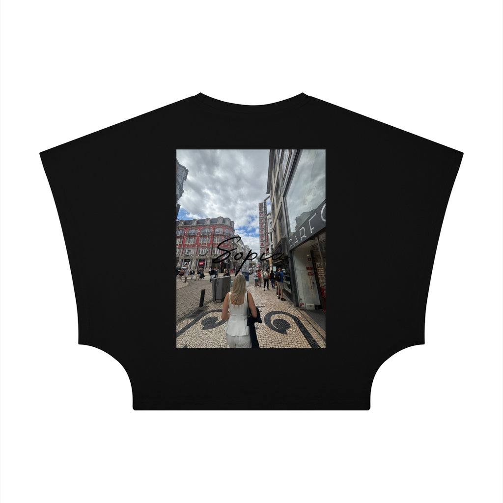 Women's Cropped Dolman T-Shirt