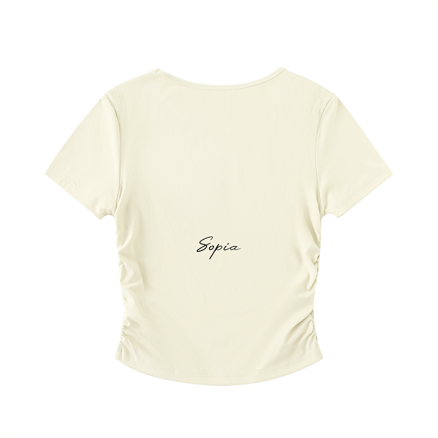 Ruched Bodycon Crop Top