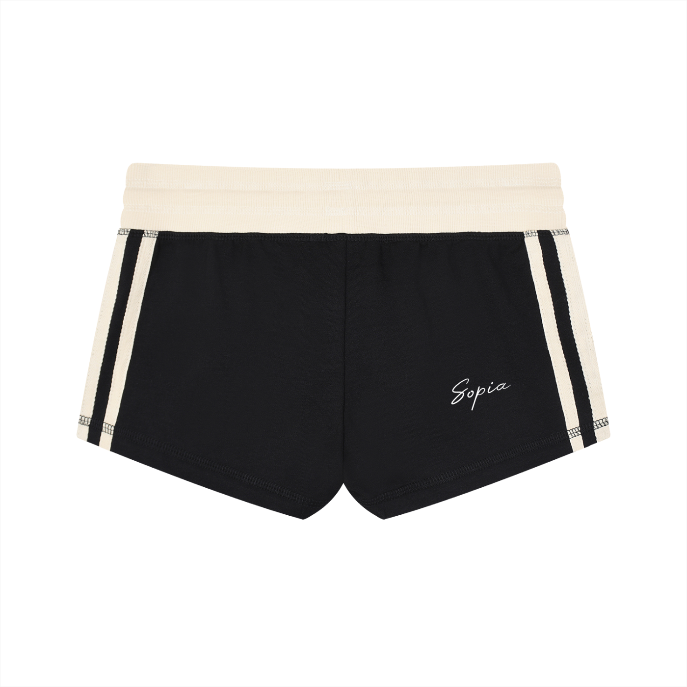 Women's Contrast Stripe Track Shorts