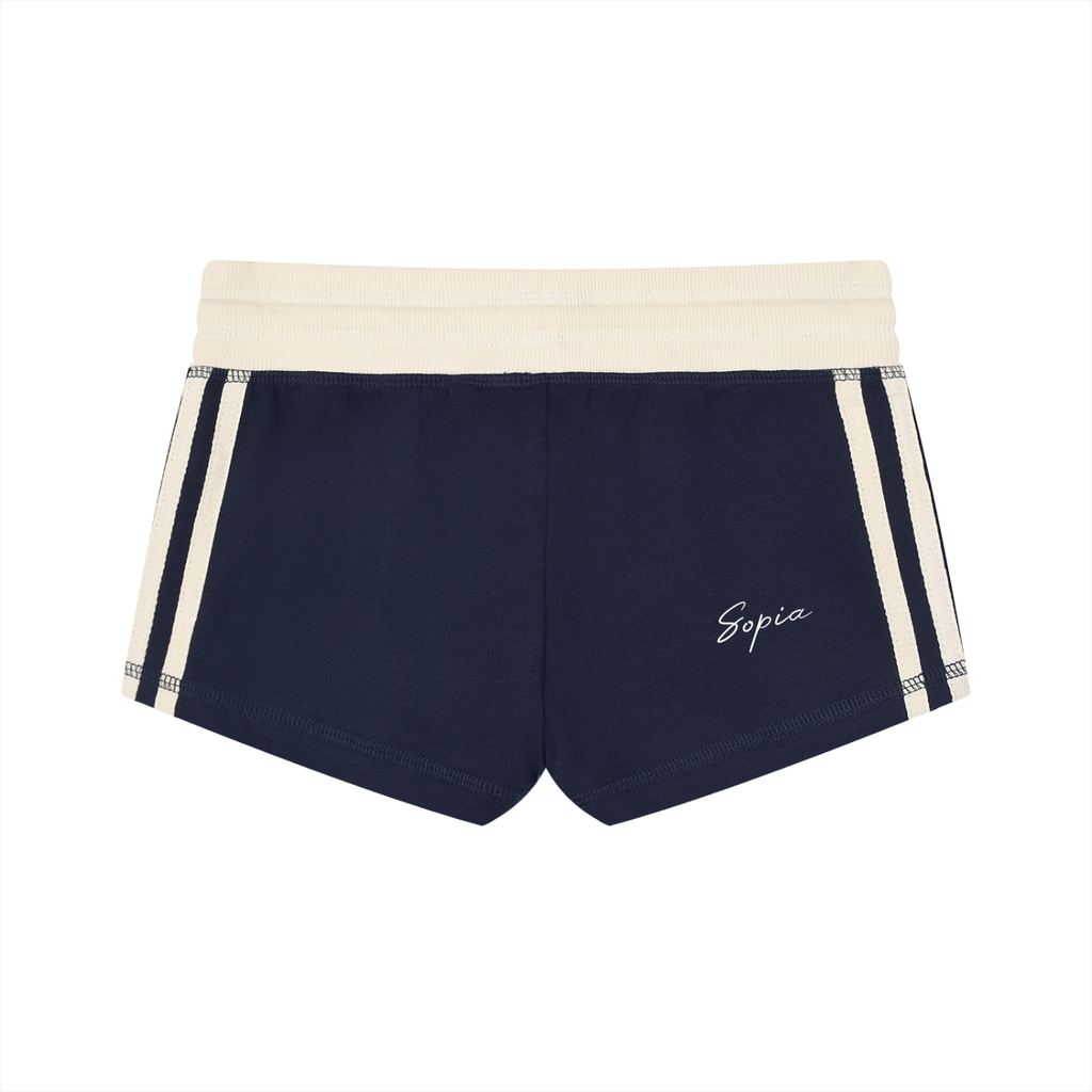 Women's Contrast Stripe Track Shorts
