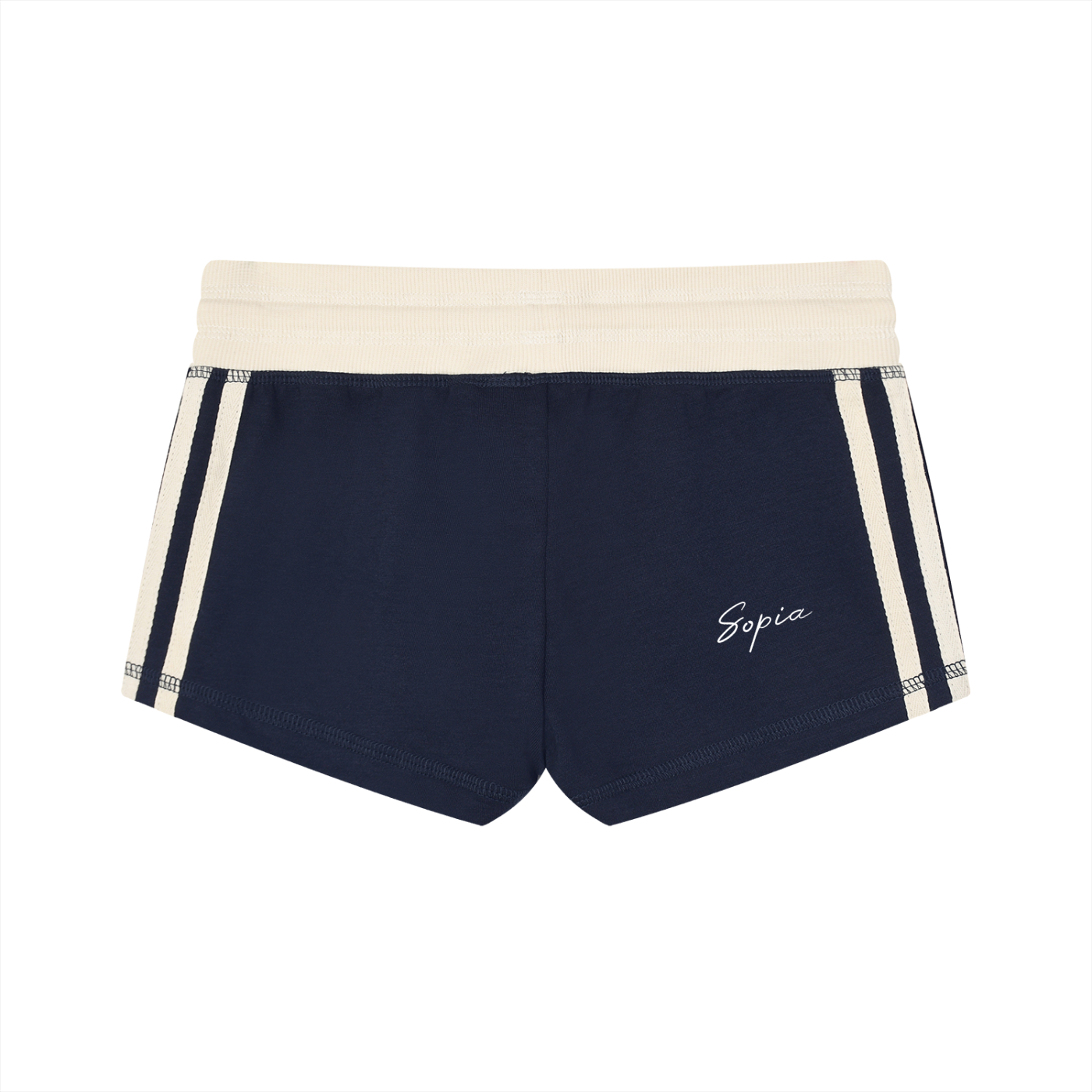 Women's Contrast Stripe Track Shorts