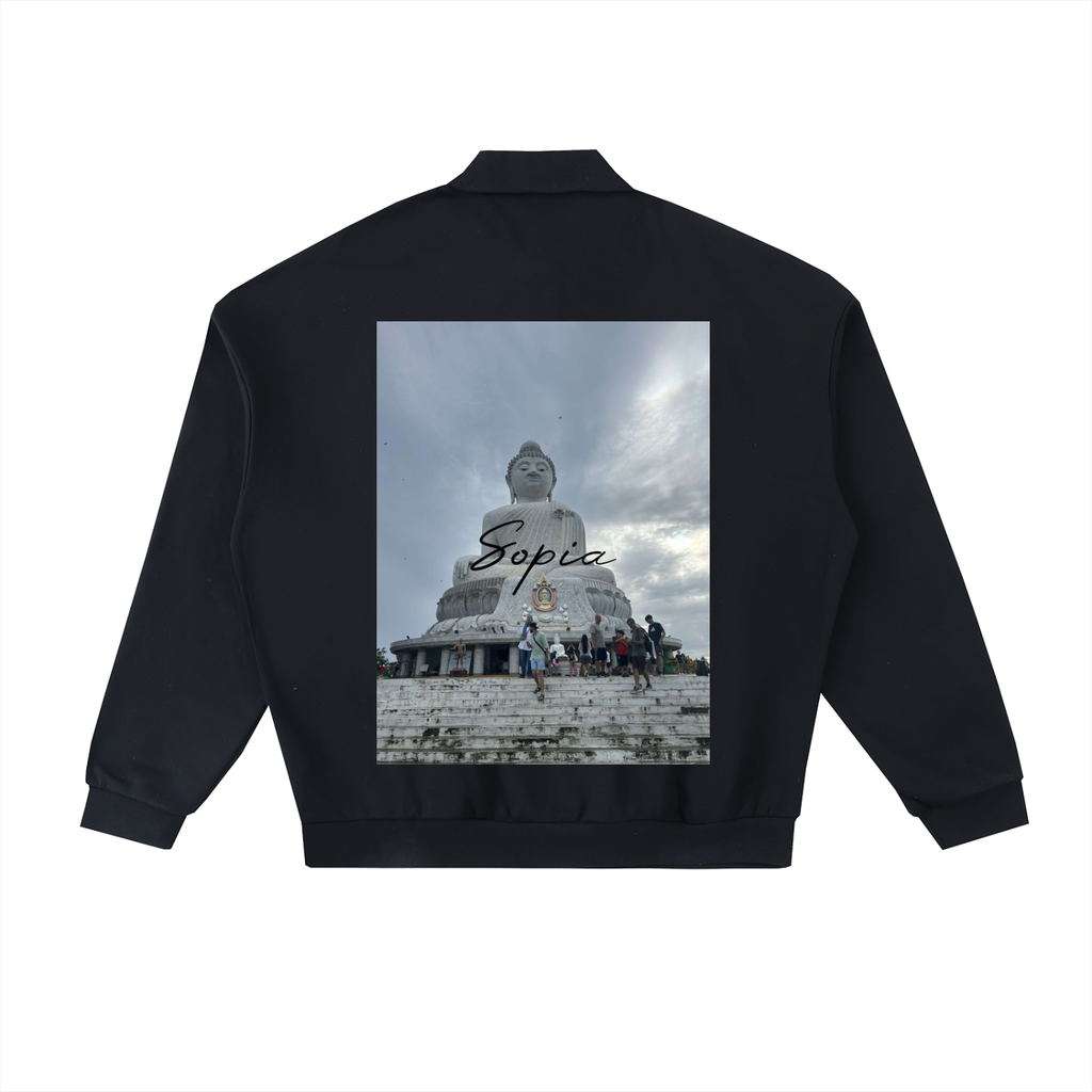Heavyweight Fleece Polo Sweatshirt