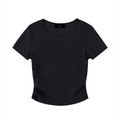 Ruched Bodycon Crop Top