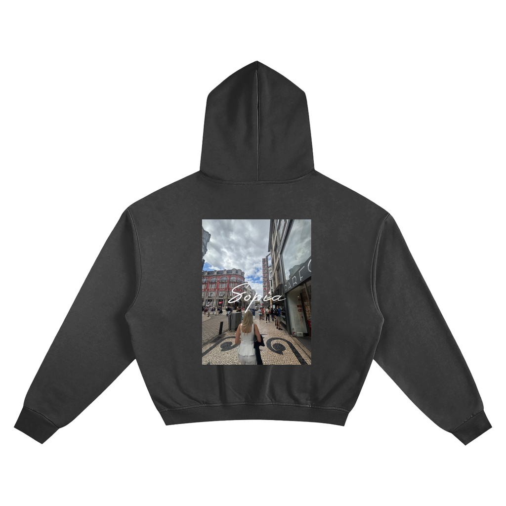 Unisex Cotton Cropped Hoodie