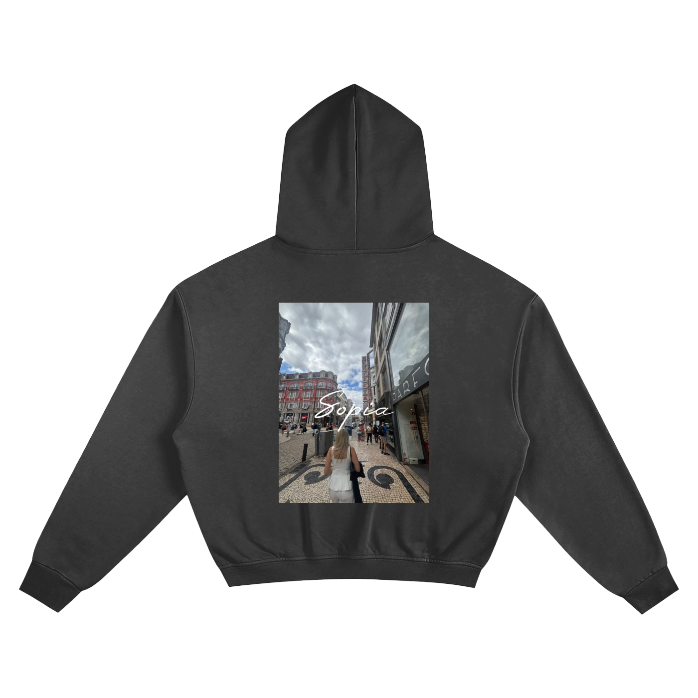 Unisex Cotton Cropped Hoodie