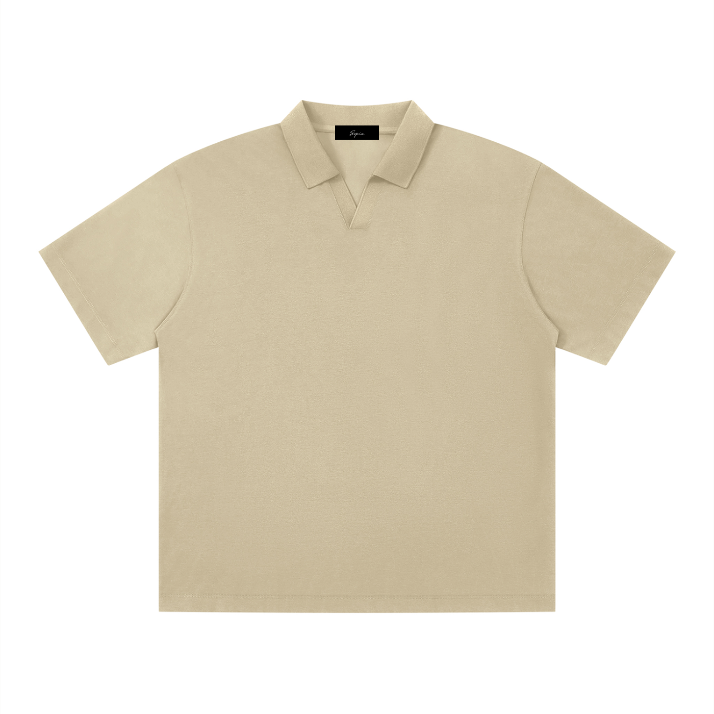 Men's Drop Shoulder Polo Shirt