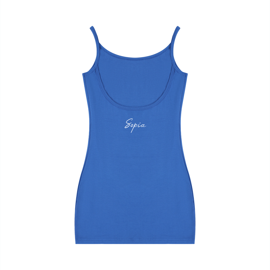 Women's Solid Tight Sleeveless Dress