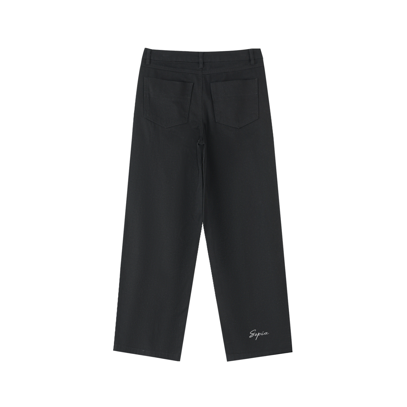 Heavyweight Cotton Straight-Leg Pants