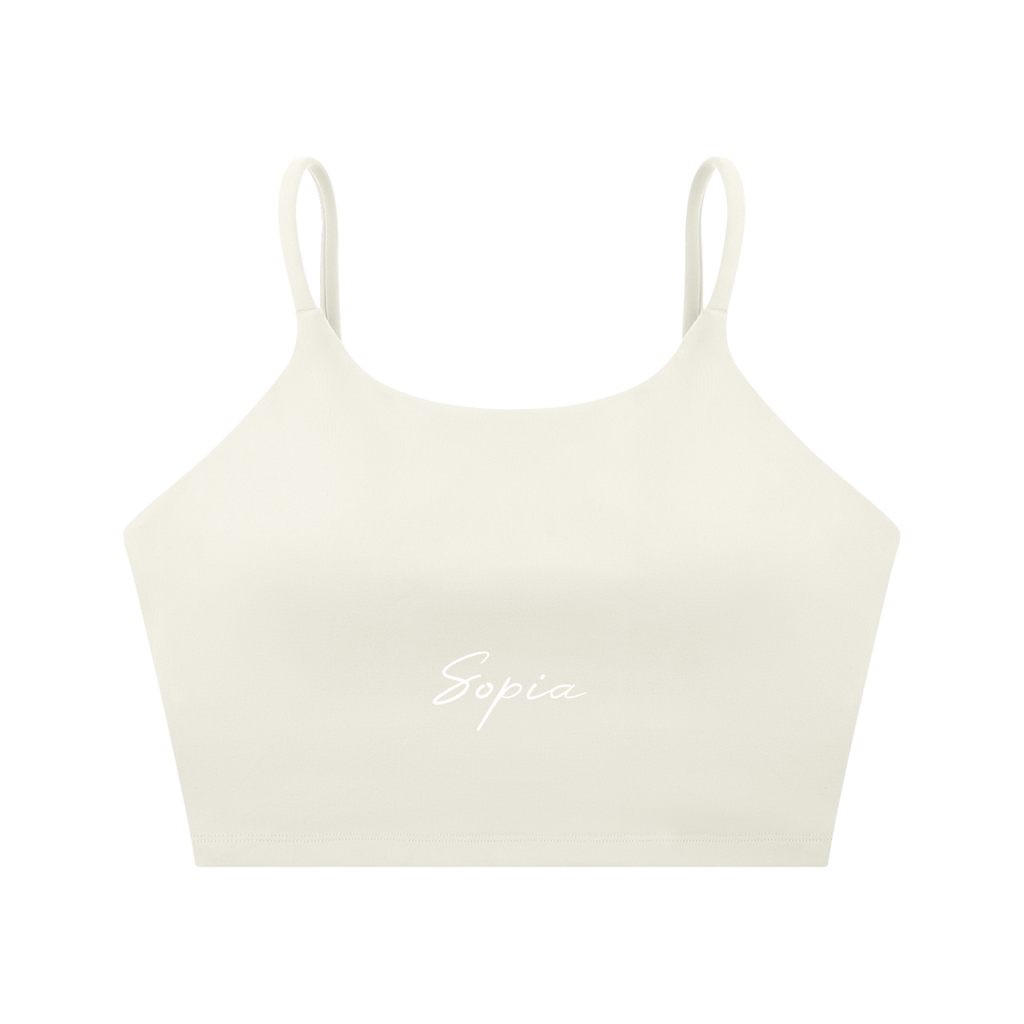 Spaghetti Strap Yoga Sports Bra
