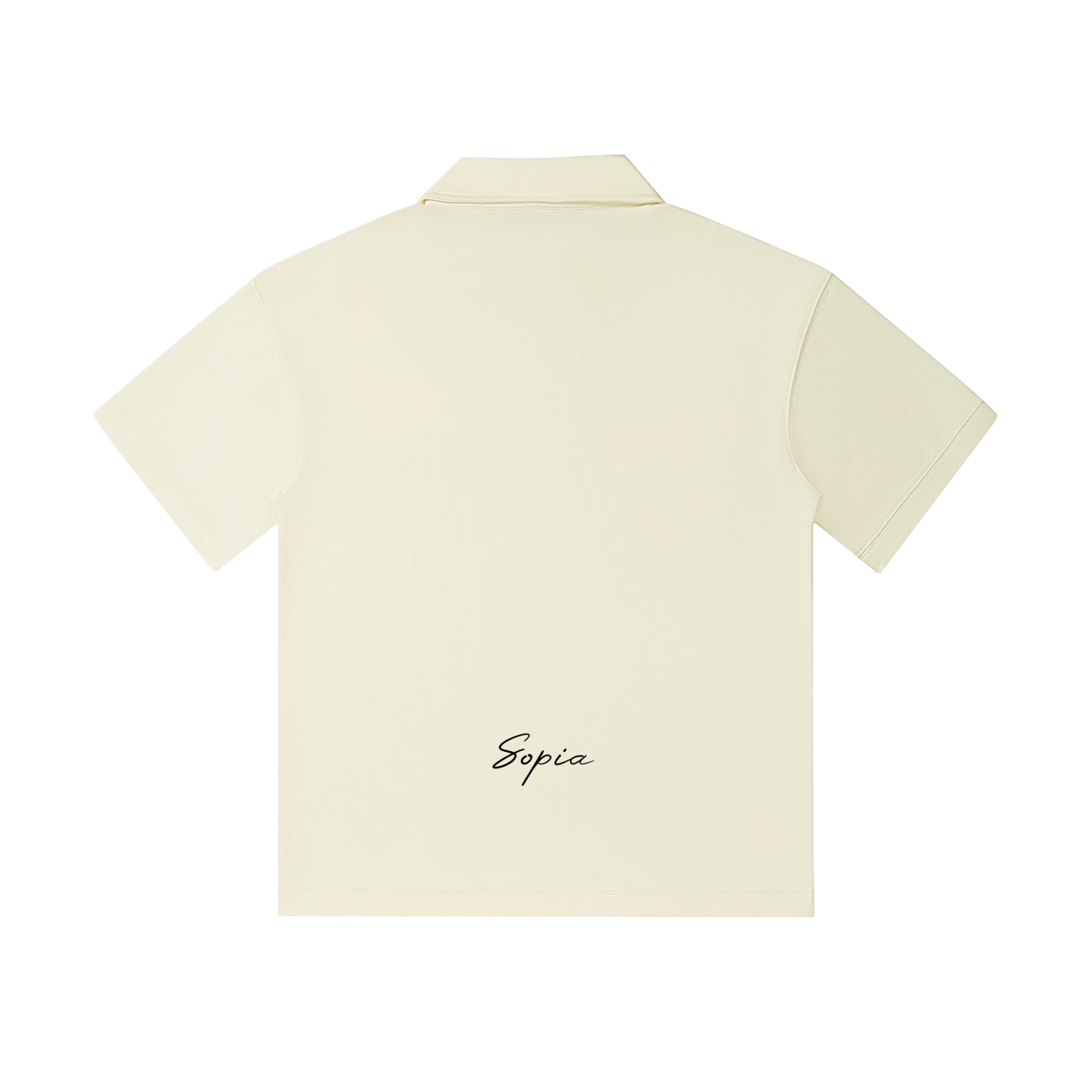 Drop Shoulder Short-Sleeve Polo